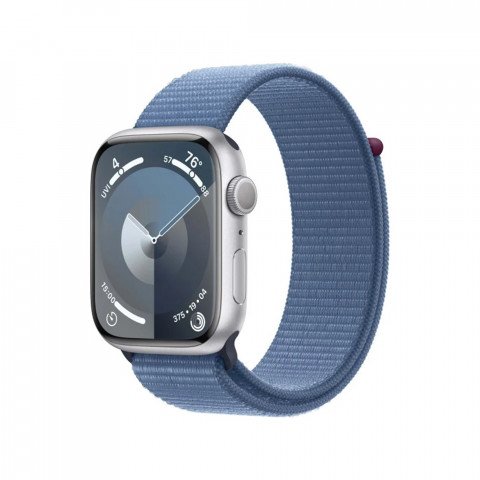 Apple Watch Series 9 GPS 45mm Silver Aluminum Case w. Winter Blue S. Loop (MR9F3) б/в